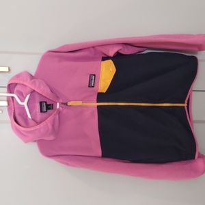 Girls patagonia zip up fleece